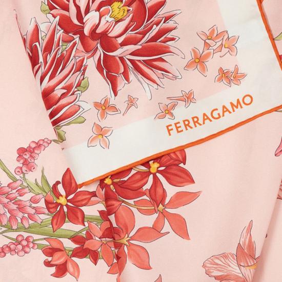 26FW 살바토레 페라가모 머플러/스카프 795194 310246ARANCIO ROSA Multicolor - SALVATORE FERRAGAMO