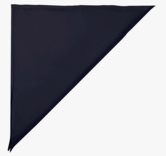  타이틀 오브 워크 머플러/스카프 작품 제목: 실크 오르간자 셀프 파이핑 포켓 스퀘어 - TITLE OF WORK