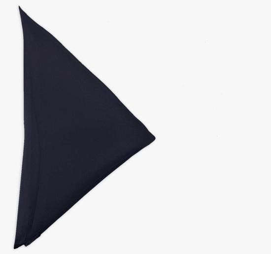  타이틀 오브 워크 머플러/스카프 작품 제목: 실크 오르간자 셀프 파이핑 포켓 스퀘어 - TITLE OF WORK