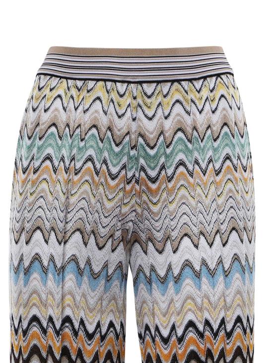 26SS 미소니 팔라초 팬츠 DS26SI09 BR015BSMSNN MULTICOLOR BEIGE - MISSONI