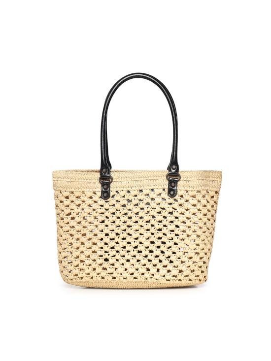26SS 발렌시아가 토트백 866501 2ACGC9260 Natural black - BALENCIAGA