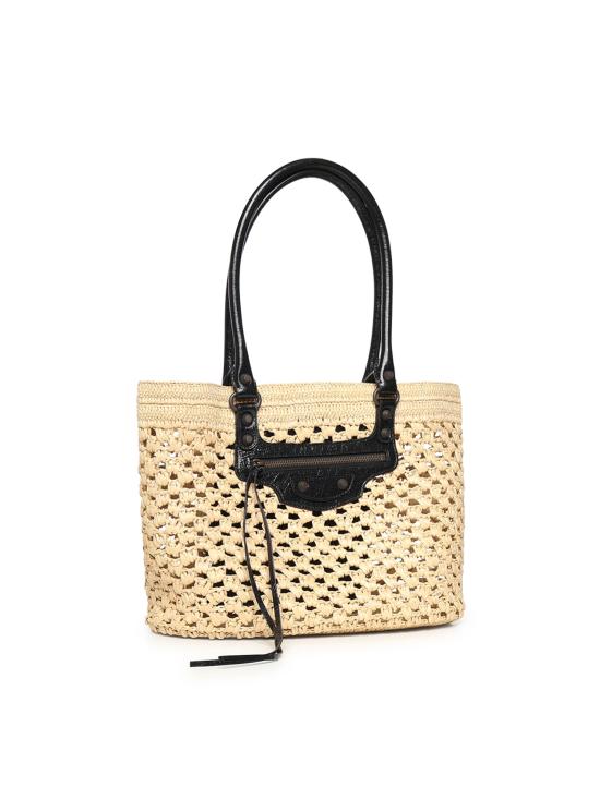 26SS 발렌시아가 토트백 866501 2ACGC9260 Natural black - BALENCIAGA