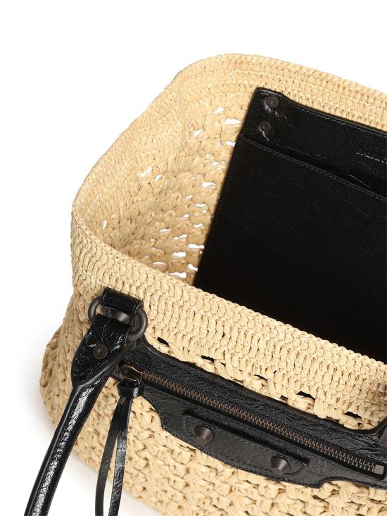 26SS 발렌시아가 토트백 866501 2ACGC9260 Natural black - BALENCIAGA