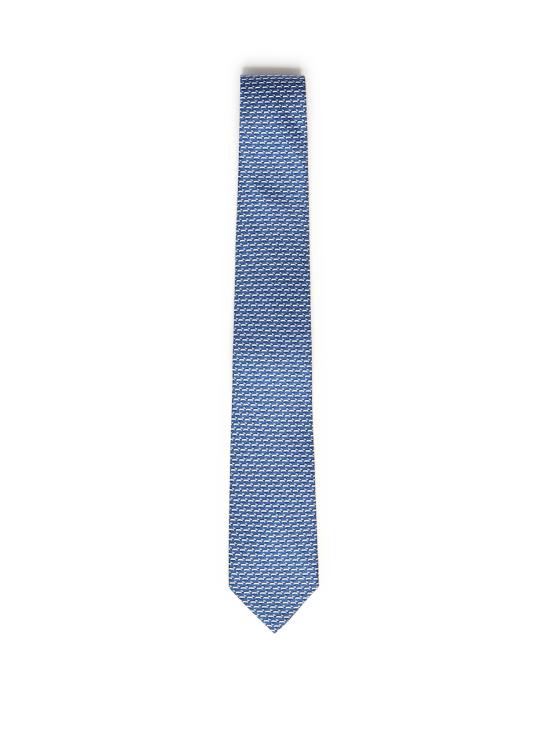 26SS 살바토레 페라가모 넥타이 351311 788886003 LIGHT BLUE WHITE