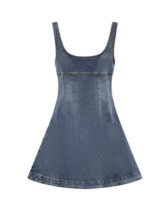 26SS 셀프 포트레이트 데님 원피스 RS26812S BL Blue - SELF PORTRAIT