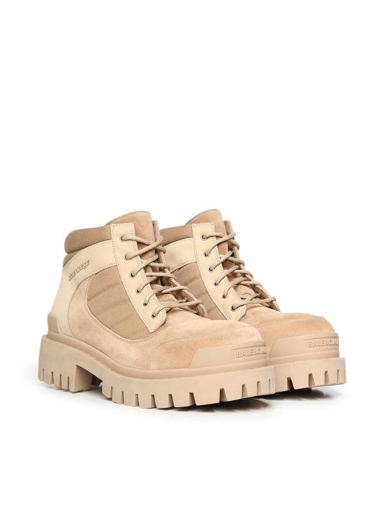 26SS 발렌시아가 컴뱃 스트라이크 로우 부츠 867708 WCB459090 Sand Sand - BALENCIAGA