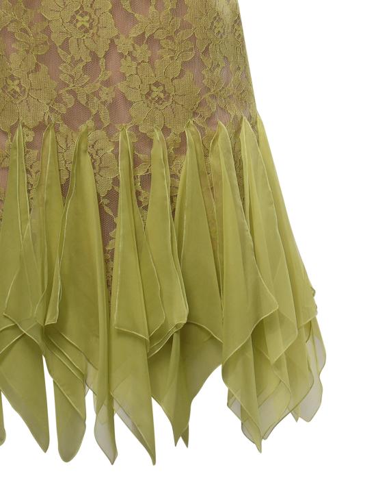 26SS 발렌티노 가라바니 숏 원피스 8B0VAKA5 A6AC8Z POMELO - VALENTINO GARAVANI