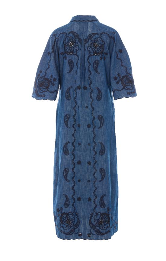 26FW 짐머만 롱 원피스 8358DSS261 RWBLU Blue - ZIMMERMANN
