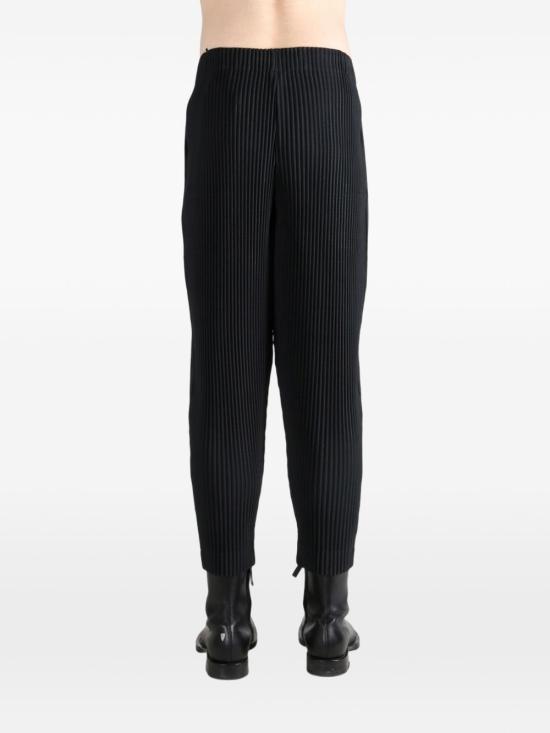 26SS 옴므 플리세 이세이 미야케 트레이닝/조거 팬츠 HP66JF04415 BLACK DOM - HOMME PLISSE' ISSEY MIYAKE