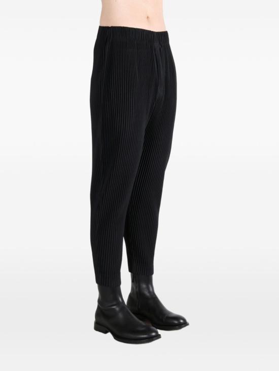 26SS 옴므 플리세 이세이 미야케 트레이닝/조거 팬츠 HP66JF04415 BLACK DOM - HOMME PLISSE' ISSEY MIYAKE