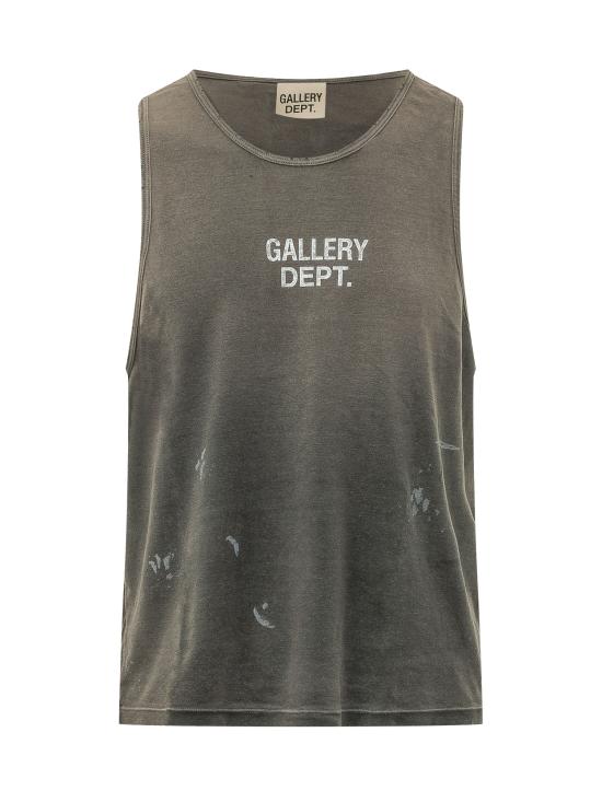 26SS 갤러리 디파트먼트 민소매 티셔츠 TOP006 SUN FADED BLACK DOM