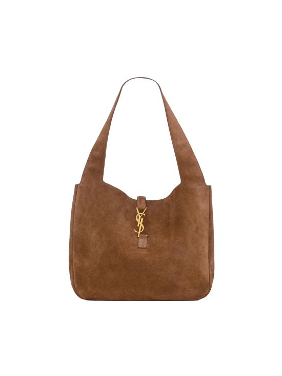 26SS 생로랑 LE 5 A 7 베아 스웨이드 토트백 763435 008IW2885 Caramel COGNAC - SAINT LAURENT