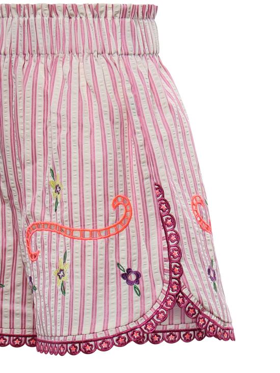26SS 세실리아 반센 숏팬츠 SS26CBP01 PINK STRIPES - CECILIE BAHNSEN