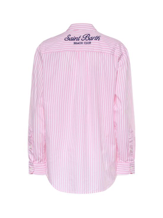26SS 세인트바쓰 셔츠 BRIG001 01365L PINK WHITE - MC2 SAINT BARTH