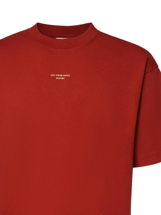 26SS 드롤드무슈 반팔 티셔츠 KTS202CO002 DRD RED - DROLE DE MONSIEUR