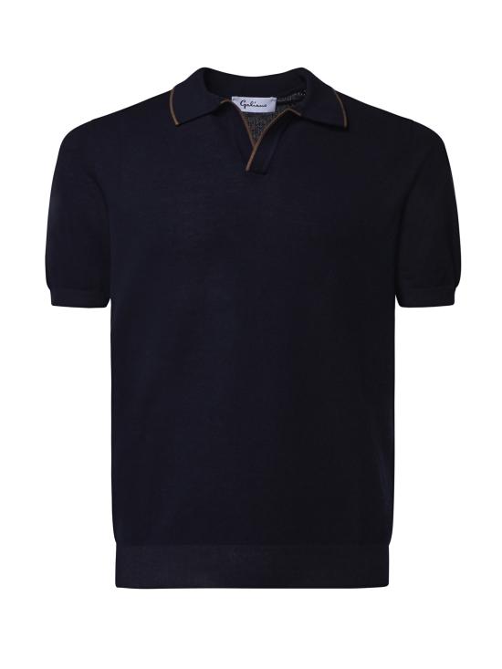 26SS 갈리아노 폴로 티셔츠 57157 20642598 Midnight blue