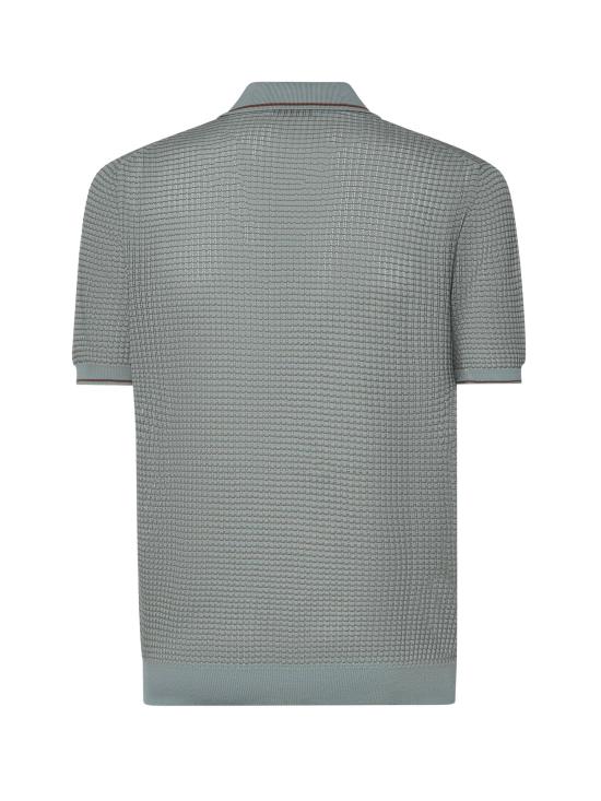 26SS 갈리아노 폴로 티셔츠 57191 20650510 Sage green - GALIANO