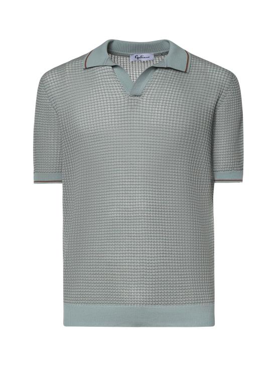 26SS 갈리아노 폴로 티셔츠 57191 20650510 Sage green