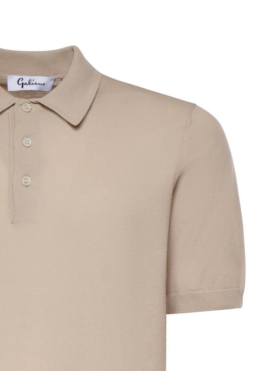 26SS 갈리아노 폴로 티셔츠 43156 20731010 Beige - GALIANO