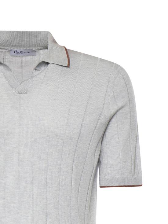 26SS 갈리아노 폴로 티셔츠 43181 23510050 Grey - GALIANO