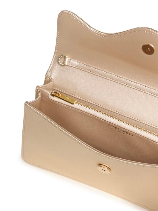 26SS 르네 카오빌라 가방 B01480 R001V104 BEIGE SATIN 023 G SHADOW STRAS - RENE CAOVILLA
