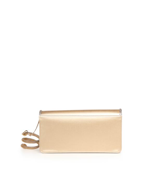 26SS 르네 카오빌라 가방 B01480 R001V104 BEIGE SATIN 023 G SHADOW STRAS - RENE CAOVILLA