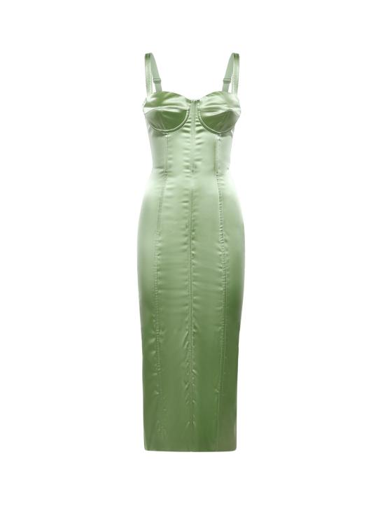 26SS 돌체앤가바나 미디 원피스 F6DIHT FURADV0098 VERDE MARE PASTELLO