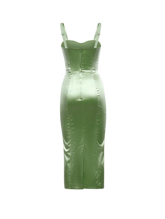 26SS 돌체앤가바나 미디 원피스 F6DIHT FURADV0098 VERDE MARE PASTELLO - DOLCE & GABBANA