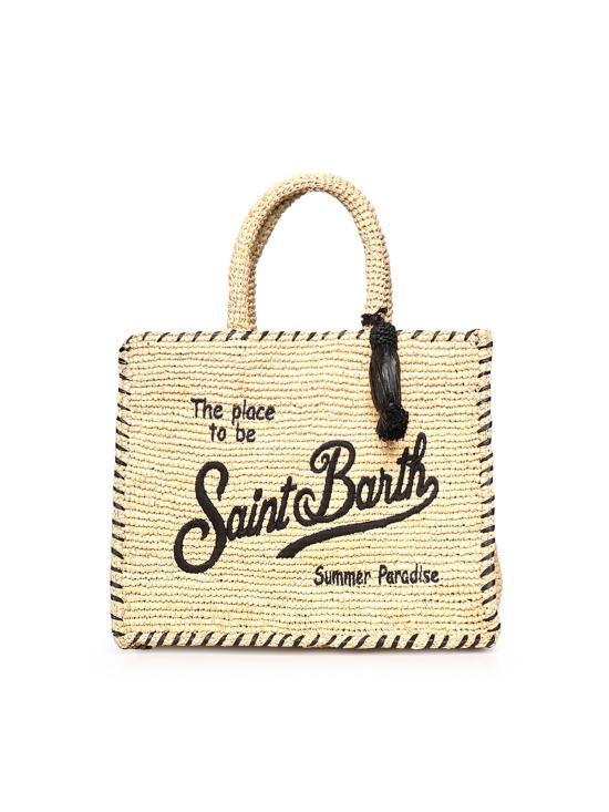 26SS 세인트바쓰 토트백 COL0013 09045L BEIGE BLACK