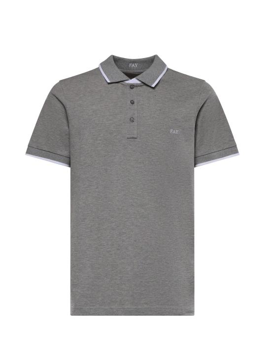 26SS 페이 폴로 티셔츠 NPMB252140STDW B201 GREY