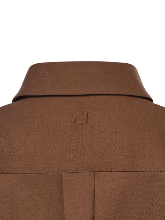 26SS 펜디 긴팔 셔츠 FS1329 AU60F0QE1 TABACCO - FENDI