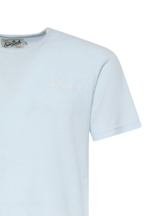 26SS 세인트바쓰 반팔 티셔츠 GAR0002 00146L LIGHT BLUE - MC2 SAINT BARTH