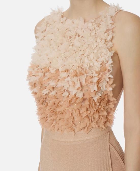 26SS 엘리자베타프랜치 롱 원피스 ABR4462E2 X81 Neutrals - ELISABETTA FRANCHI