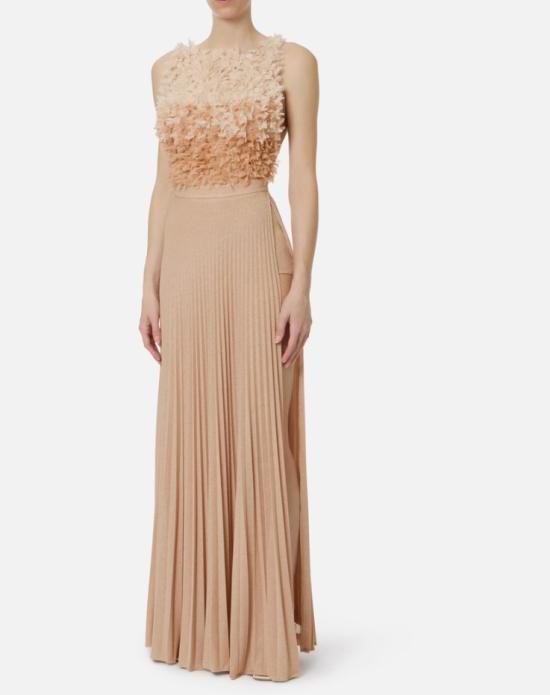 26SS 엘리자베타프랜치 롱 원피스 ABR4462E2 X81 Neutrals - ELISABETTA FRANCHI