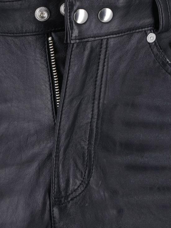 26SS 아워레가시 팬츠 M2269CWWHISKER BLACK BUFFED LAMBSKIN Black - OUR LEGACY