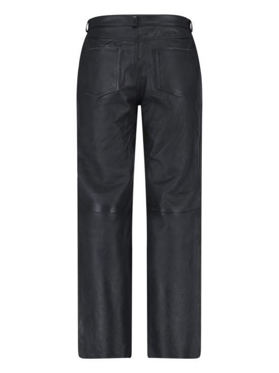 26SS 아워레가시 팬츠 M2269CWWHISKER BLACK BUFFED LAMBSKIN Black - OUR LEGACY