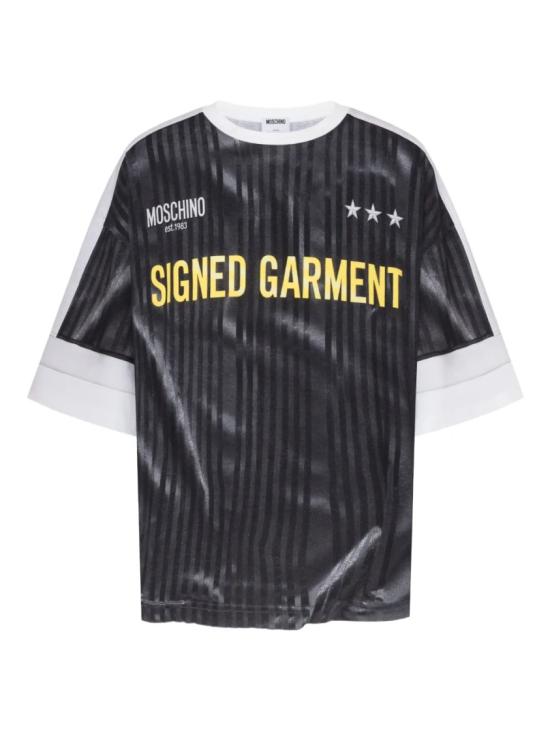 26SS 모스키노 반팔 티셔츠 A07010241 Black