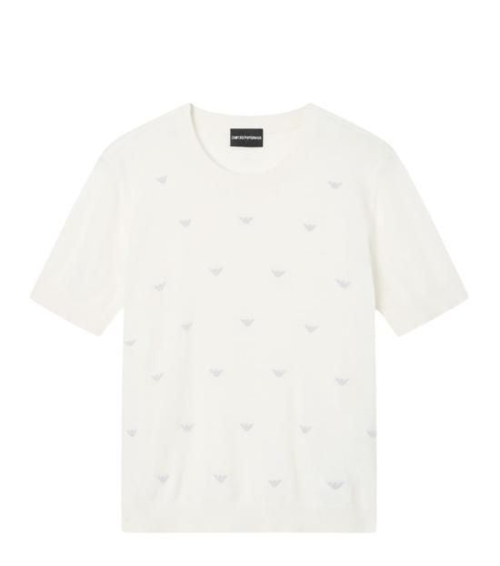 26SS 엠포리오 아르마니 스웨터 EW004398 AF15106 U1058 White