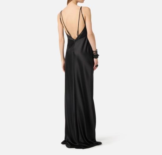 26SS 엘리자베타프랜치 롱 원피스 ABR3362E2 110 Black - ELISABETTA FRANCHI