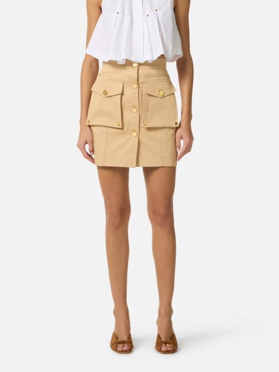 26SS 엘리자베타프랜치 스커트 GO16961E2 Neutrals - ELISABETTA FRANCHI