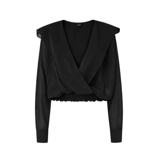26SS 핑코 긴팔 티셔츠 106848 A3B2 Z99 Z99 Black