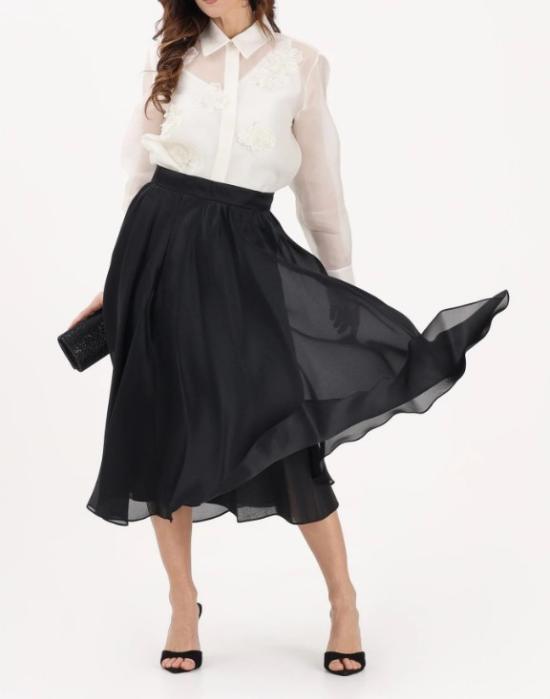 26SS 막스마라 롱 스커트 2616101023600 004 Black - MAX MARA