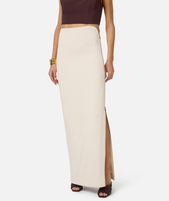 26SS 엘리자베타프랜치 롱 스커트 GO16561E2 193 Neutrals - ELISABETTA FRANCHI