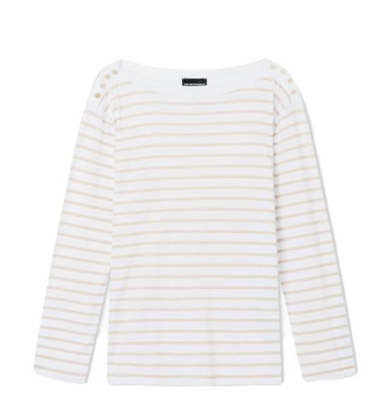 26SS 엠포리오 아르마니 스웨터 EW003837 AF24854 F1039 White