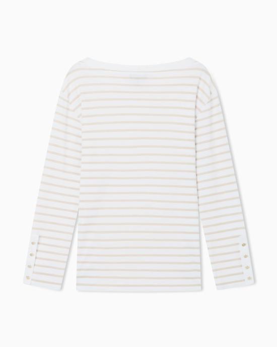26SS 엠포리오 아르마니 스웨터 EW003837 AF24854 F1039 White - EMPORIO ARMANI