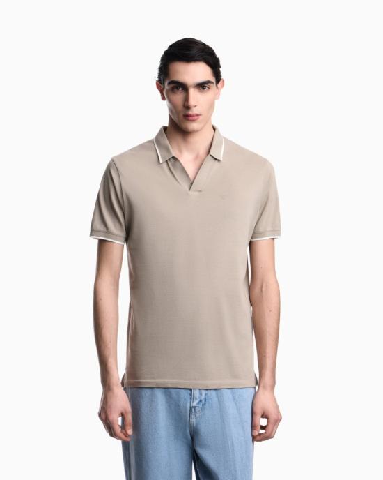 26SS 엠포리오 아르마니 폴로 티셔츠 EM005852 AF12955 U6161 Neutrals - EMPORIO ARMANI