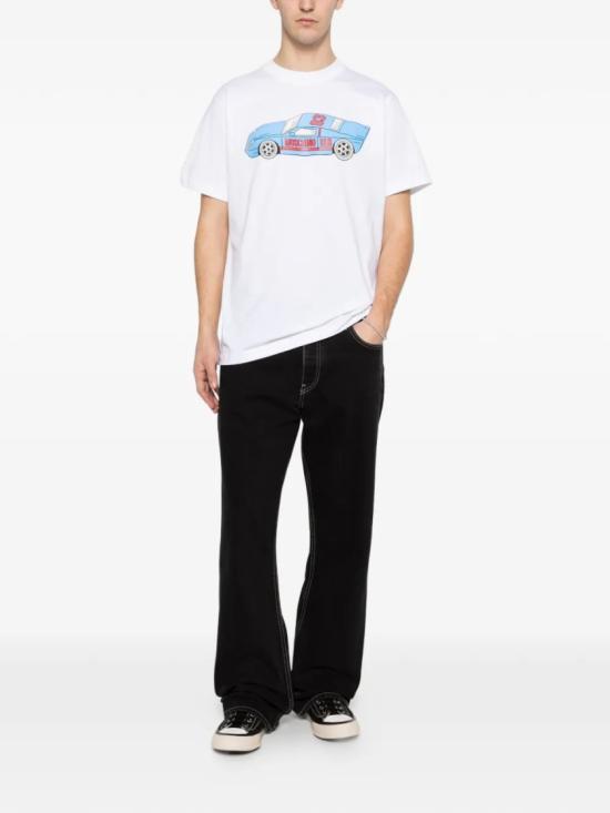 26SS 모스키노 반팔 티셔츠 A07030241 White - MOSCHINO