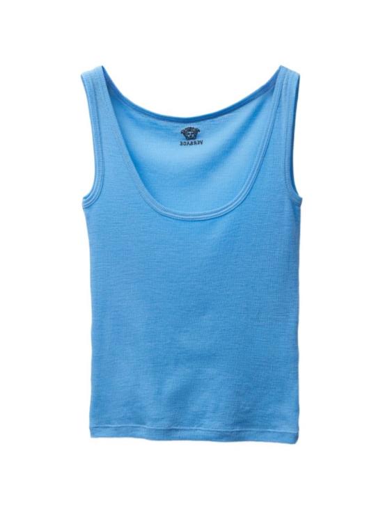 26SS 베르사체 민소매 티셔츠 1023698 1A17548 1V440 Blue