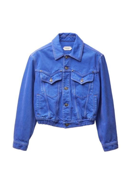26SS 베르사체 데님 자켓 1024527 1A17871 1DB10 Blue
