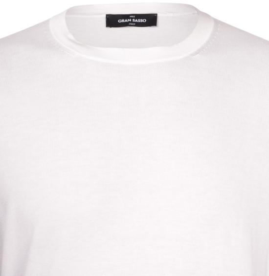 26SS 그랑싸쏘 반팔 티셔츠 43104 29401 005 White - GRAN SASSO